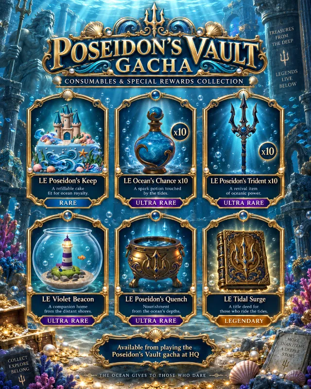 Poseidon's Vault has opened! — image 7 of 9